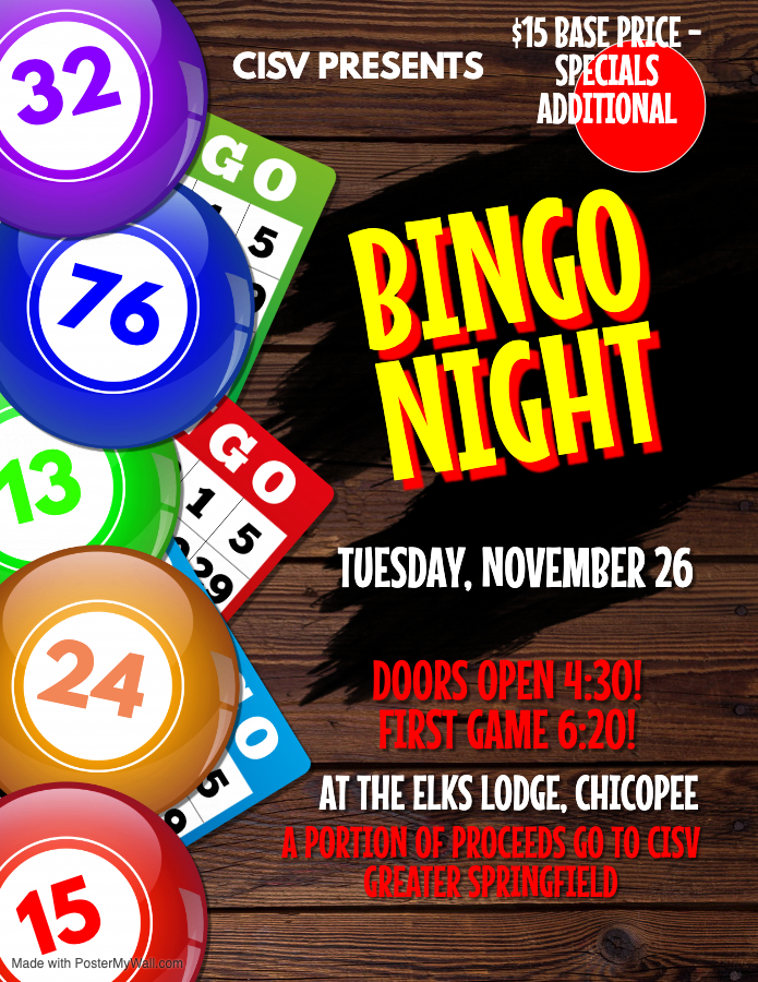 CISV Bingo Night Fundraiser! - Greater Springfield